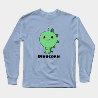 Dinocorn - Cute Dinosaur Pun Long Sleeve T-Shirt